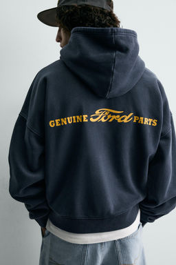 COMBINED SLOGAN FORD  HOODIE - Zara фото 6
