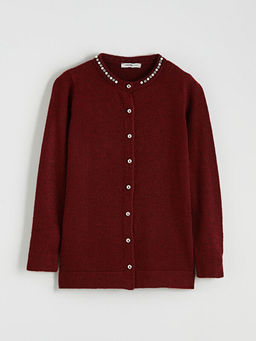 Bisiklet Yaka Ta?l? Kad?n Triko H?rka