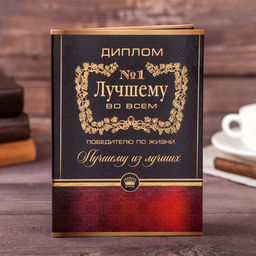 Цена за 2 шт. Диплом «Лучшему во всем», А5, 21×15 см