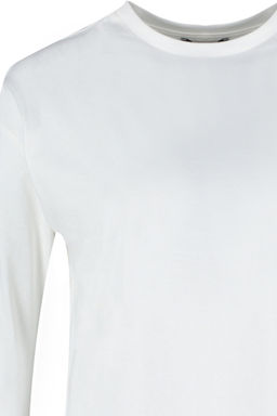 TRENDYOLMILLA Siyah Premium Ispanyol Kol Bisiklet Yaka Regular/Normal Kal?p Orme T-Shirt TWOAW24TS00008  фото 13