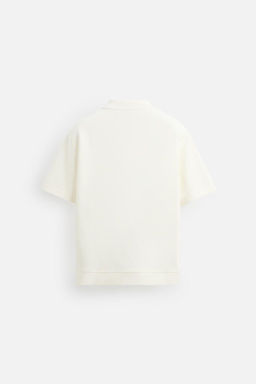 INTERLOCK TEXTURED POLO SHIRT - Zara фото 24