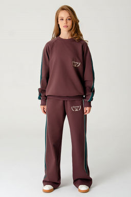 Арт. 2-543 Костюм женский с брюками 44-50 (4 шт) Цвет:коричневый