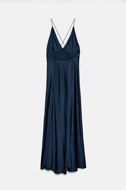 ZW COLLECTION LONG SATIN DRESS - Zara фото 8