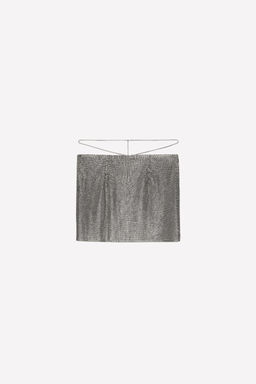 METALLIC MESH MINI SKIRT LUDOVIC DE SAINT SERNIN x ZARA  фото 4
