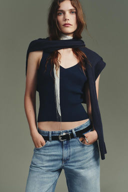 RIB KNIT TOP - Zara фото 3