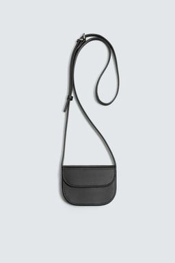 MINI LEATHER CROSSBODY BAG - Zara фото 5
