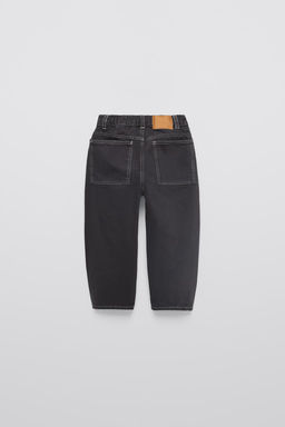 TOPSTITCHED TWILL TROUSERS - Zara фото 3