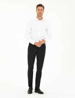 Beyaz Slim Fit Arm_rl_ Uzun Kollu G_mlek