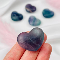 Сердце из Флюорита