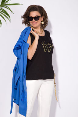 Костюм Liliana 1310-Бр-Л василек+черный+светлый  фото 7