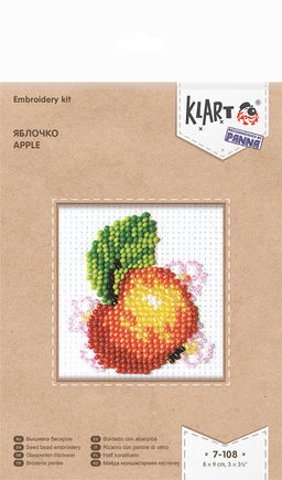Klart набор для вышивания 7-108 Яблочко 8 х 9 см