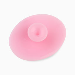 Массажер спонж для умывания, на подложке «Время думать о себе», 6.5×5 см