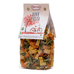Макаронные изделия фигурные без яиц со шпинатом и томатами Любовь (Love pasta) (0,250 кг) - Dalla costa фото 3