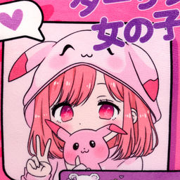 Рюкзак детский Аниме, для девочки, плюшевый