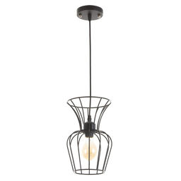 Светильник BayerLux «Фрейя» Е27 40 Вт черный 16×16×23-123 см