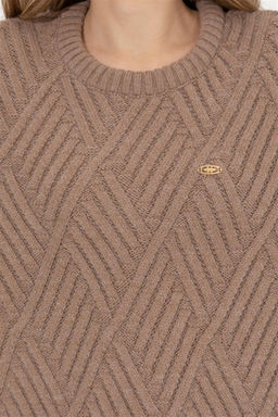 Женский свитер Camel Melange из трикотажа - U.s. polo assn фото 12