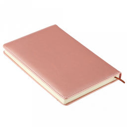 Ежедневник недатированный 14,2х21см "Одуванчик" 112 листов, в линейку, сшитый внутренний блок, с закладкой, обложка кожзам, отделочная строчка, тиснение золотом, цвет розовый перламутр (Китай)