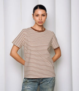 Футболка #КТ8355, коричневый