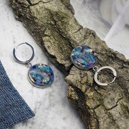 Серьги из муранского стекла