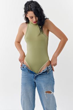 Боди трикотажное серо-голубое - Fly фото 17