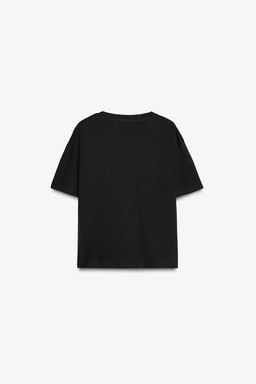 BASIC COTTON T-SHIRT - Zara фото 7