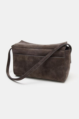 MINI BOLSO PIEL / Marr?n