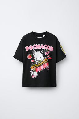 CAMISETA POCHACCO AND HIS FRIENDS  SANRIO / Negro - Zara фото 2