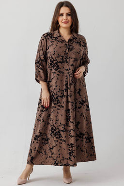 Платье 6145/10/Коричневый