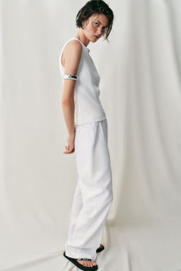 TOP BOTONES / Blanco - Zara фото 4