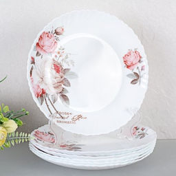 Набор тарелок 6 штук 190 мм / LHP-75XN (6916) серия Чайная роза - ГалеонТрейд фото 2