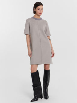 Платье женское серое средне -серый меланж 4425-В 152660