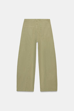 PANTAL?N CARGO ZW COLLECTION / Khaki claro - Zara фото 7