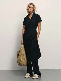 Платье-рубашка из вискозы / Zarina  фото 2