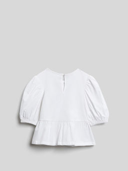 ACOOLA / Блузка детская для девочек Shai_bl белый  фото 2