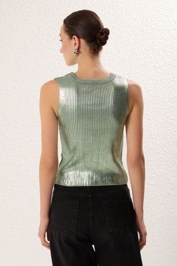 Mint Varakl? Ince Bluz TWOSS23BZ00693 - Trendyolmilla фото 5