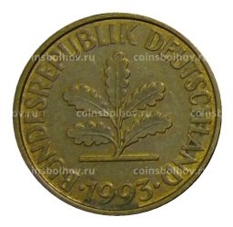 Монета 10 пфеннигов 1993 года A Германия