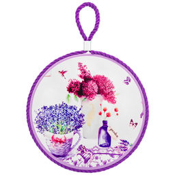 Подставка п/горячее 17*17*1 см "Лаванда", круг