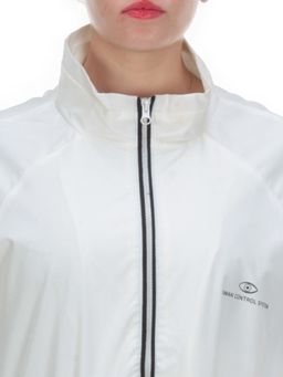 1106 WHITE Ветровка женская FASHION (100% полиэстер) фото 10