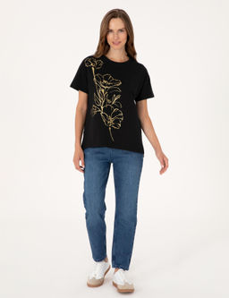 Siyah Comfort Fit Ti__rt