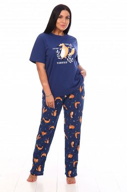 РАСПРОДАЖА Пижама Фэмилилук-лиса_136/индиго - Ihomelux фото 10