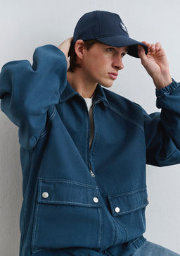 Fermuarl? Lacivert Gomlek