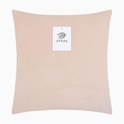 Наволочка декоративная Этель жемчуг 42*42 см, молочный  фото 4