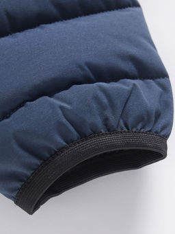 Куртка мужская стёганая с капюшоном с графеновой подкладкой синего цвета 9623_1S