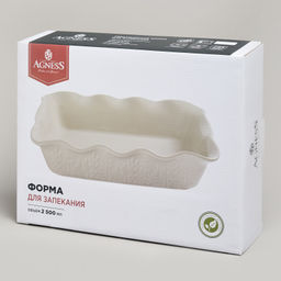 ФОРМА ДЛЯ ЗАПЕКАНИЯ BEIGE 32*24*8 СМ 2500 МЛ - Agness фото 6