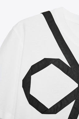 T-SHIRT WITH CONTRAST BOW - Zara фото 7