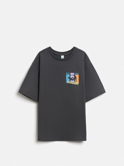 ACOOLA / Футболка детская для мальчиков Ithaca темно-пепельно серый  фото 2