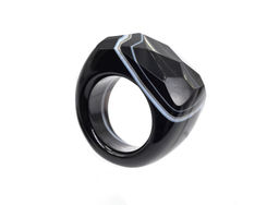 Крупный перстень из Агата кофейного