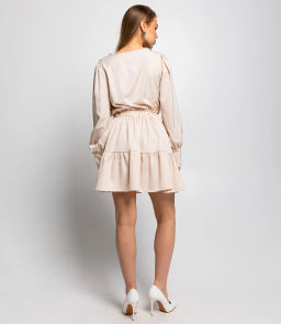 Платье #КТ2257, бежевый