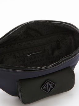 Мужская поясная сумка ARMANI EXCHANGE SAN FRANCISCO Артикул 4212336, темно-синий  фото 5