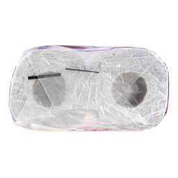 Туалетная бумага 3-х слойная "GrandPero", 4 рулона в упаковке, "Роскошный аметист", целлюлоза 17г/м2, 15,5м/рулон, 116 листов 14х9,5см, белый с цветным прокрасом (Россия)